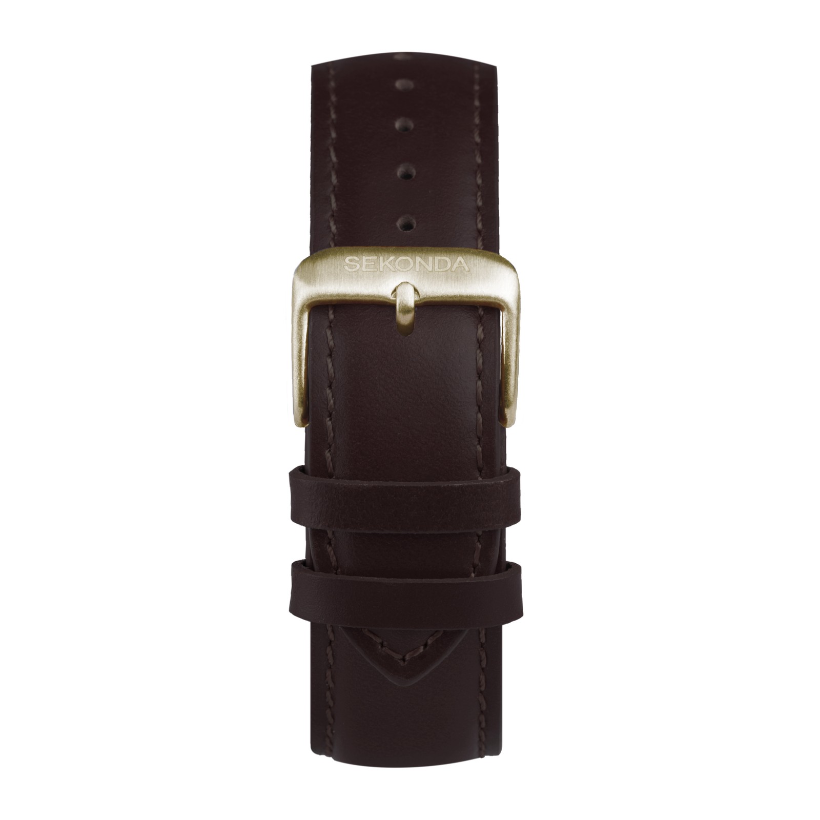 Sekonda Altitude 42mm Mens Round Bronze Analogue Watch with Dark Brown Strap