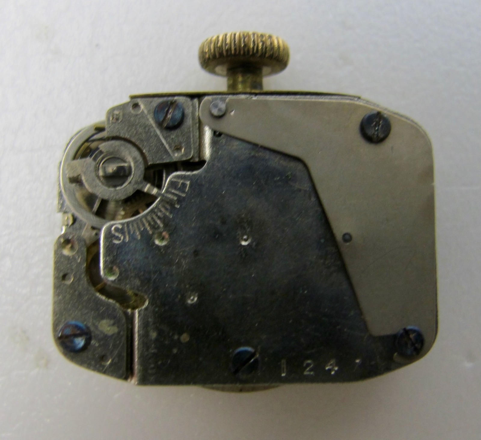 1960’s Boys Size Wesclox Wind Up Watch – runs but needs service