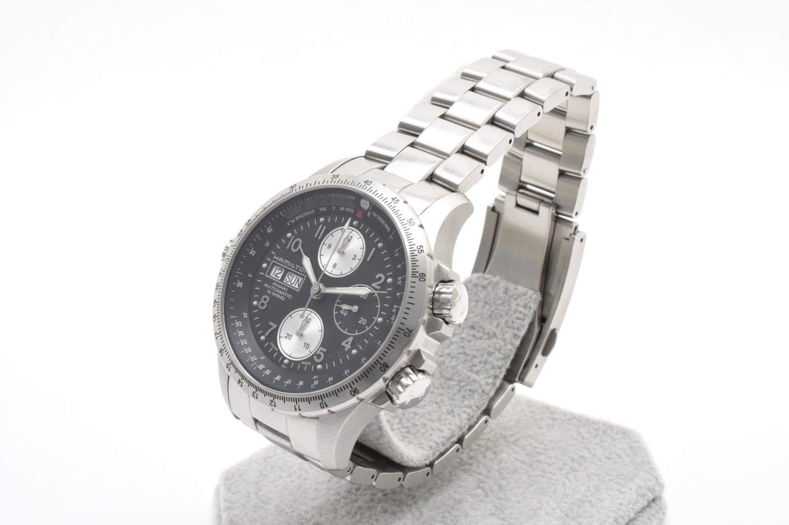 [Box,Paper] MINT Hamilton Khaki X-Wind Auto Chronograph Men’s Watch Japan