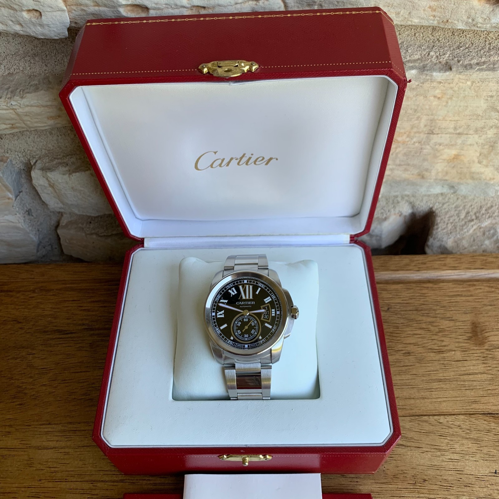 Cartier Calibre de Cartier Ref. W7100016 42mm Automatic Date Wristwatch w/ Box