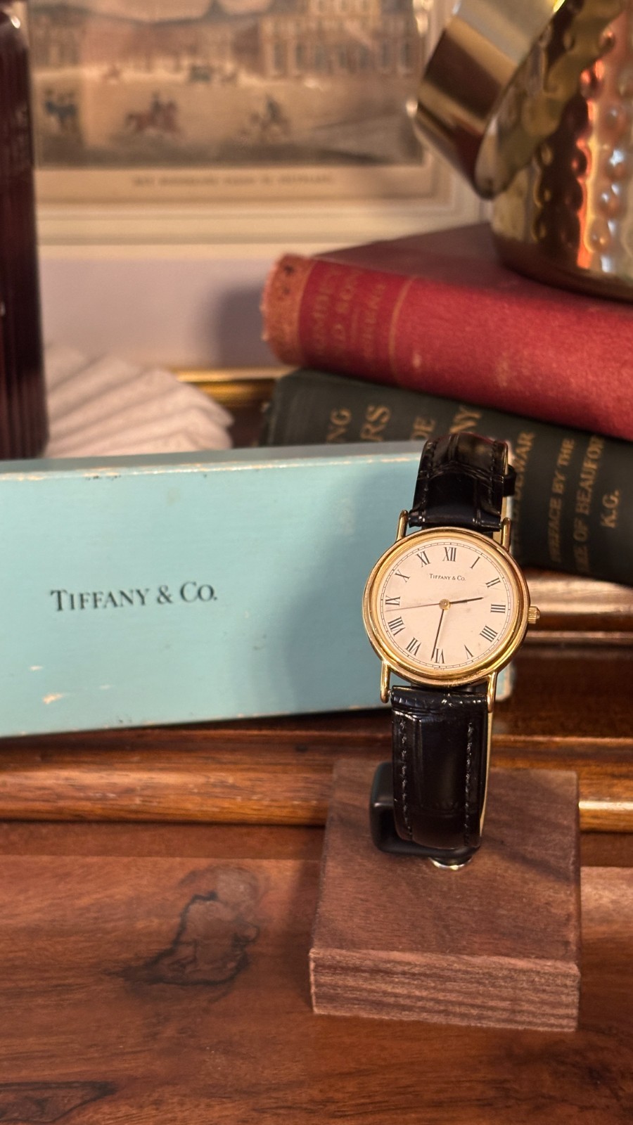 Vintage Tiffany & Co Swiss Dress Watch with Original Box & Full Overhaul 2000s