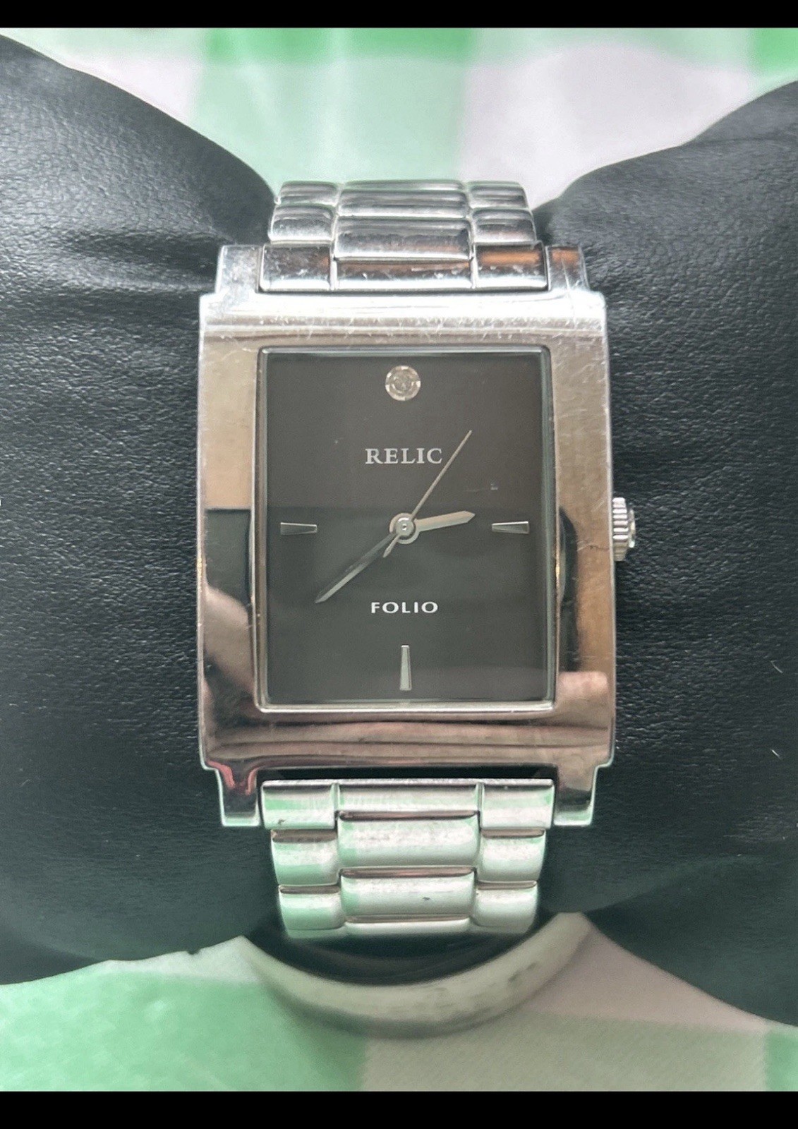 Relic Folio Gray Dial Silver Tone Women’s Watch Needs Battery
