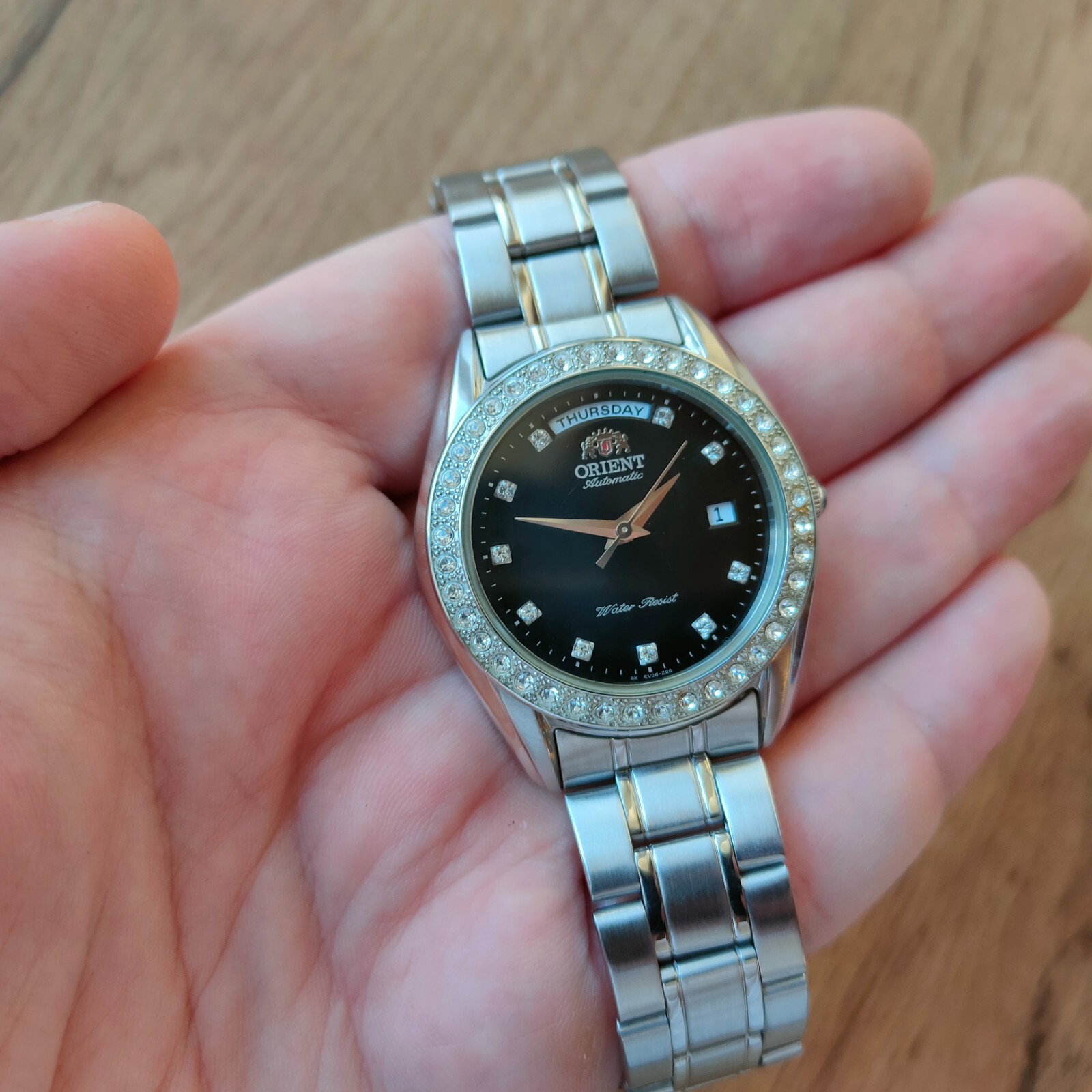 Ultra rare Orient President day date Mechanical classic black Automatic Watch