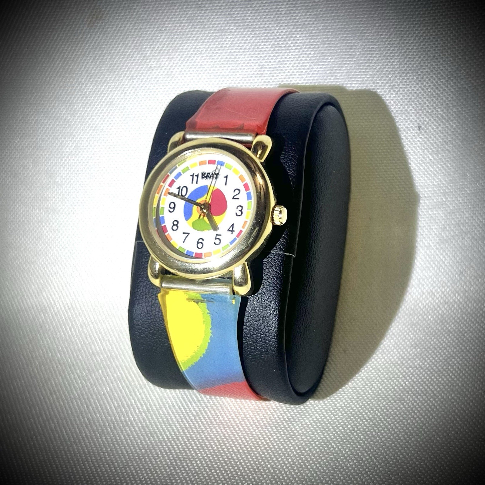 Vintage BRAT Pop-Art Color Block Watch – New Battery!