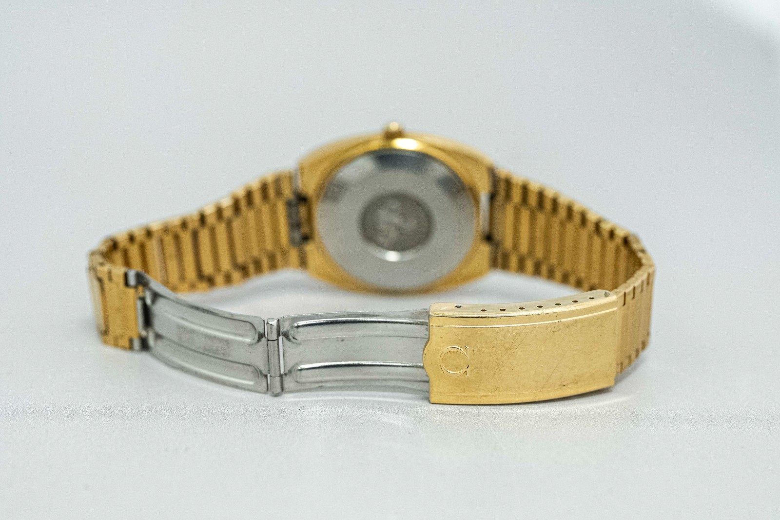 READ *Vintage 1978* OMEGA Seamaster Cal.1022 Automatic Gold Day/Date 35mm Men TV
