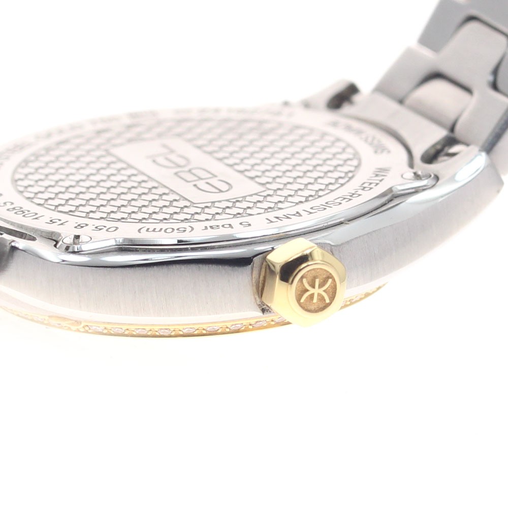 EBEL 1216443A Sport Classic Mini Diamond Bezel 8P Diamond Quartz From Japan G706