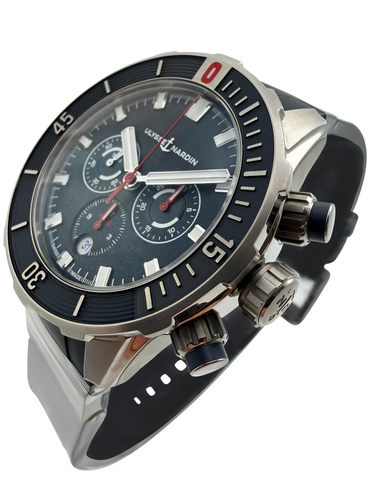 Ulysse Nardin Diver Chronograph Blue Men’s Watch – 1503-170/93