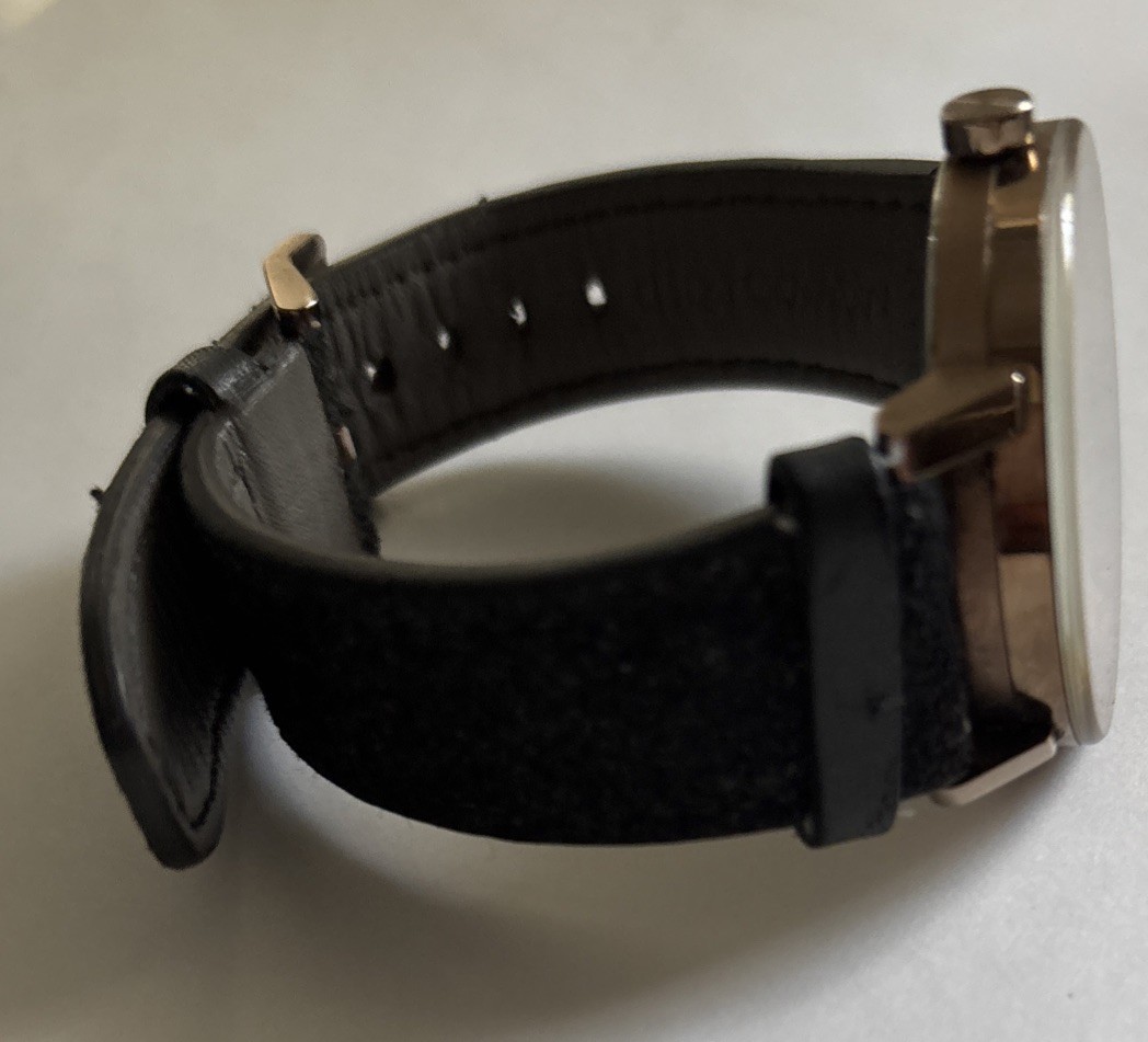 Movado Bold Bronze Ion-Plated Stainless Steel Fabric Leather Men’s Watch