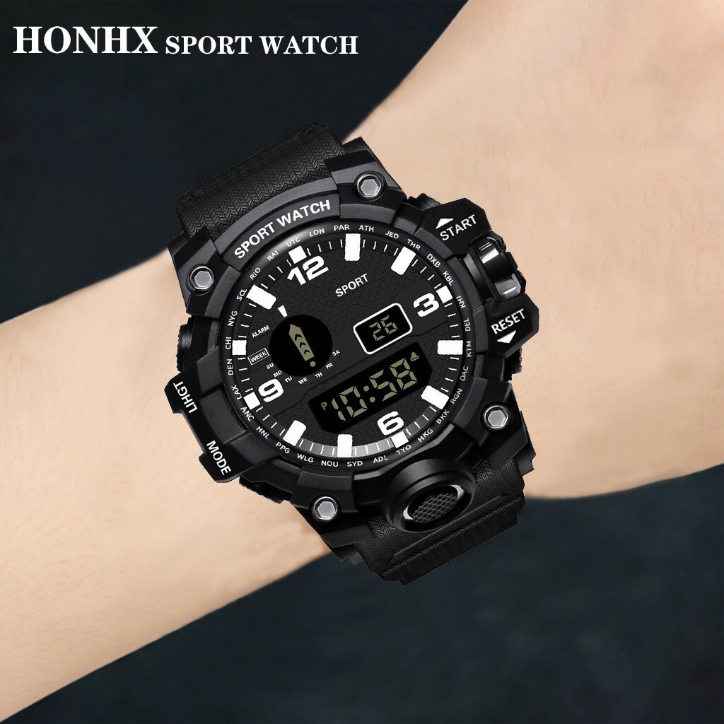 Men’s Watch Waterproof Electronic Watch Luminous Waterproof Sports Wristwatch