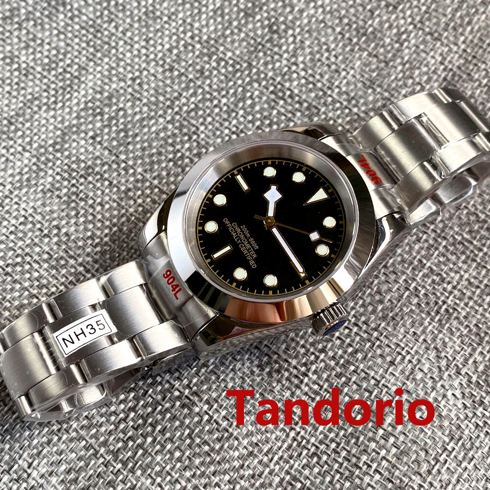 36mm/39mm BLIGER Black/Grey Dial Sapphire Glass NH35A PT5000 Automatic Men Watch