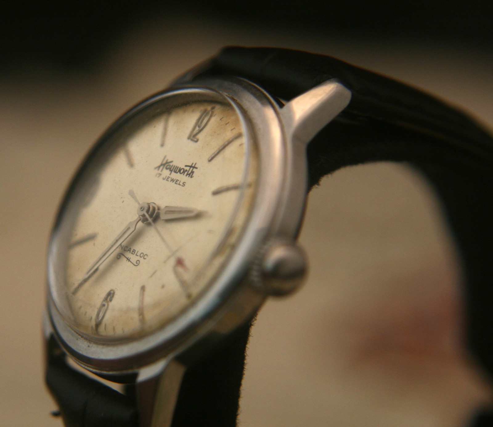 Men’s 1950’s vintage Heyworth 17 jewel Swiss incabloc wristwatch, running well