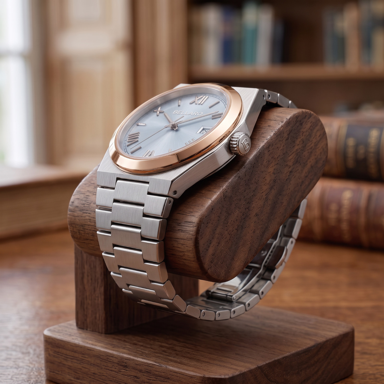 BELLARO Tolaris Watch – Japanese Automatic NH35 – Sapphire Crystal Blue Dial