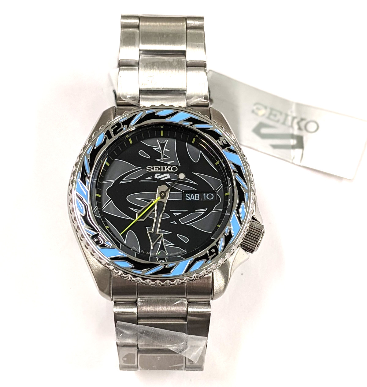 Seiko 5 Sports Guccimaze Limited Edition Stainless Steel 42.5mm Automatic NEW