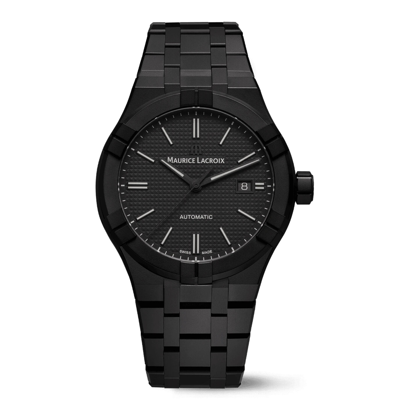 Maurice Lacroix Aikon Automatic 42mm Black Ceramic Watch AI6008-CRM22-330-2