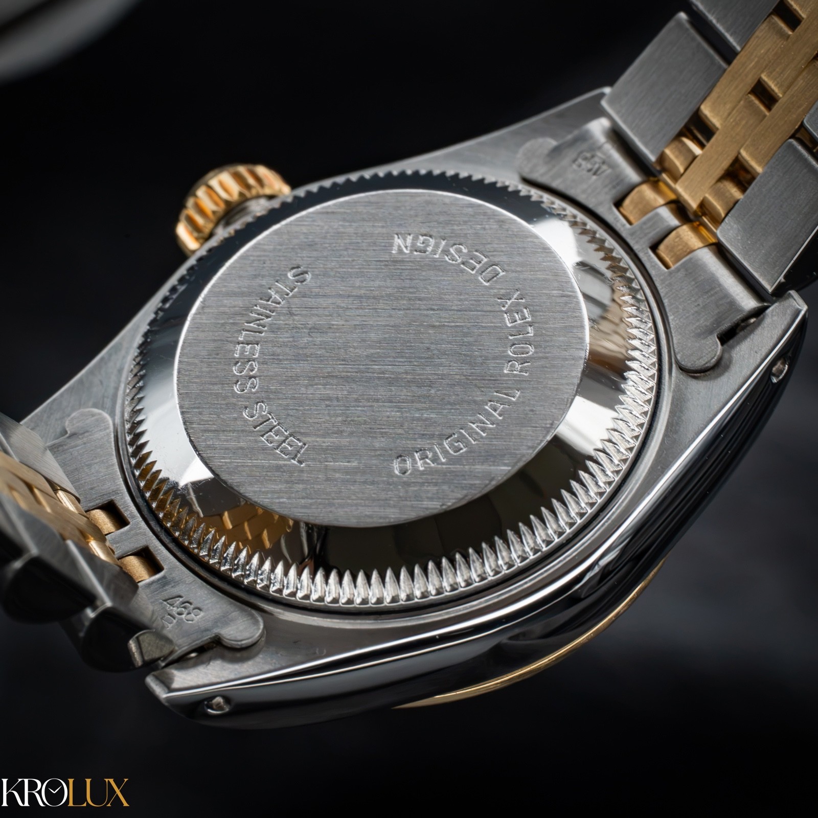 1982 Rolex Lady-Datejust 26mm Two-Tone Linen Dial 69173