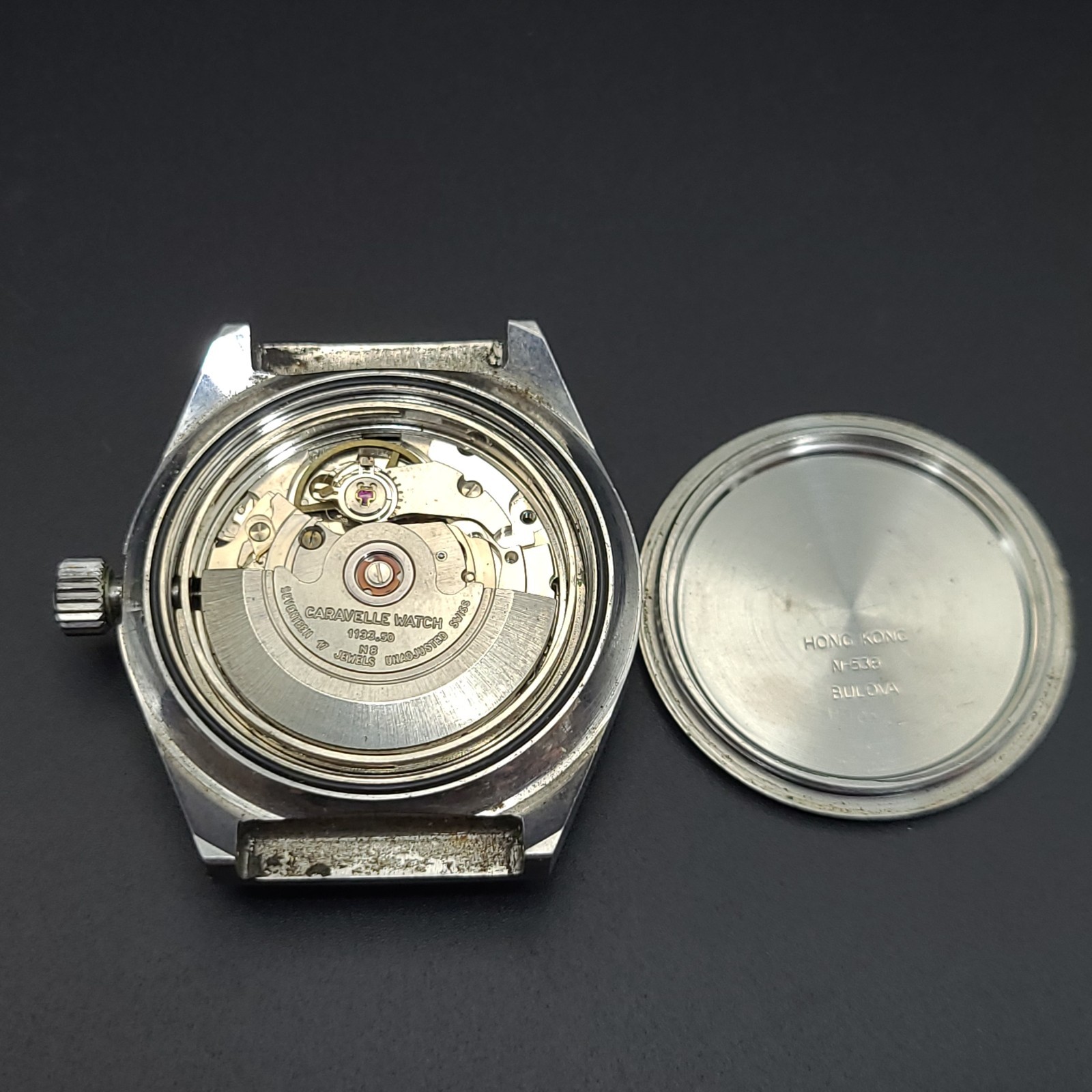 Vintage 1978 Caravelle Set-O-Matic Devil Diver 666ft Automatic Watch Part Repair