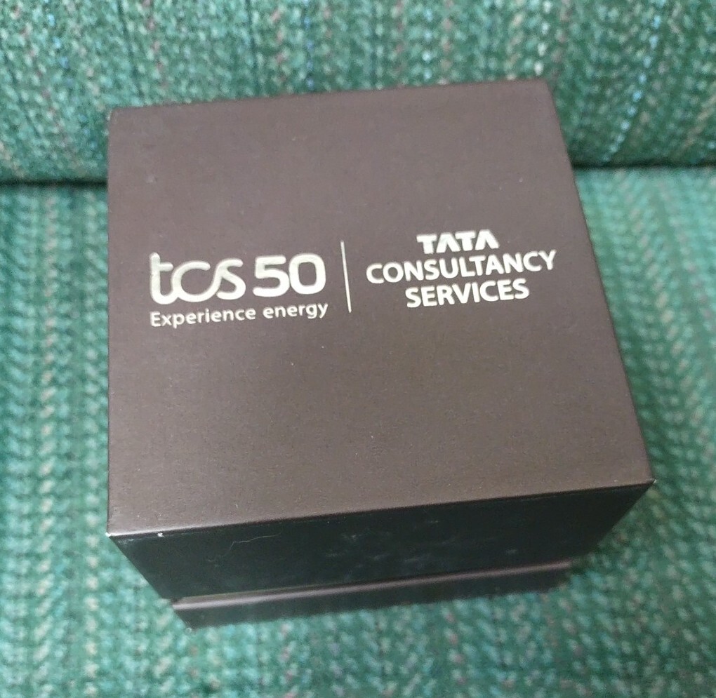 Titan Men’s Watch TATA 50th Anniversary Genuine Original Leather Band (NIB)