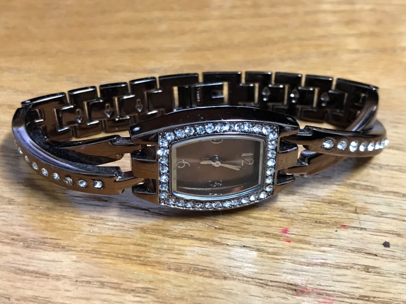 Bronze colored Ladies Watch stainless steel back Japan 1203