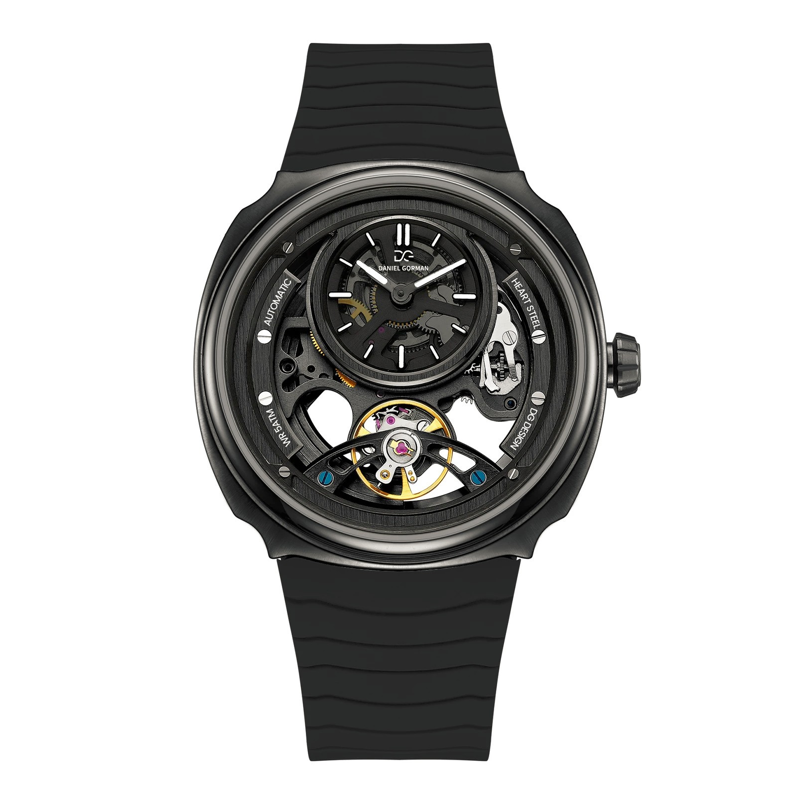 High Quality Men’s Automatic Watch with Stylish Sports Silicone Strap 5 ATM Wate