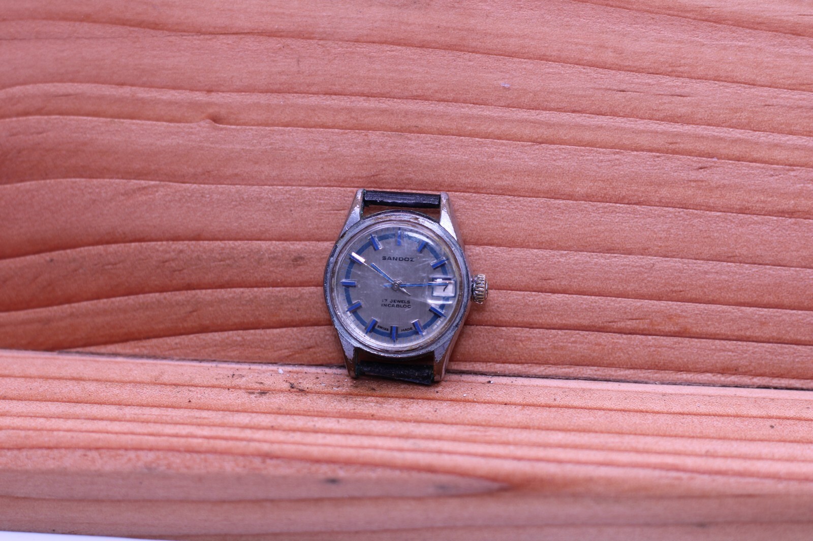 SANDOZ 17j LADIES WRIST WATCH CAL. FEF 6686 24mm CASE 13mm LUG RUNS (A4)