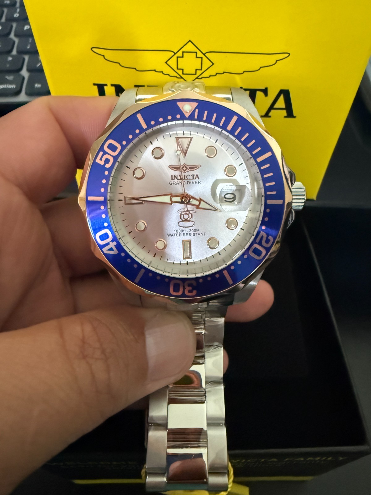Invicta Grand Diver Deep Garrison Automatic Men’s Watch – 47mm. Steel 13789 NIB