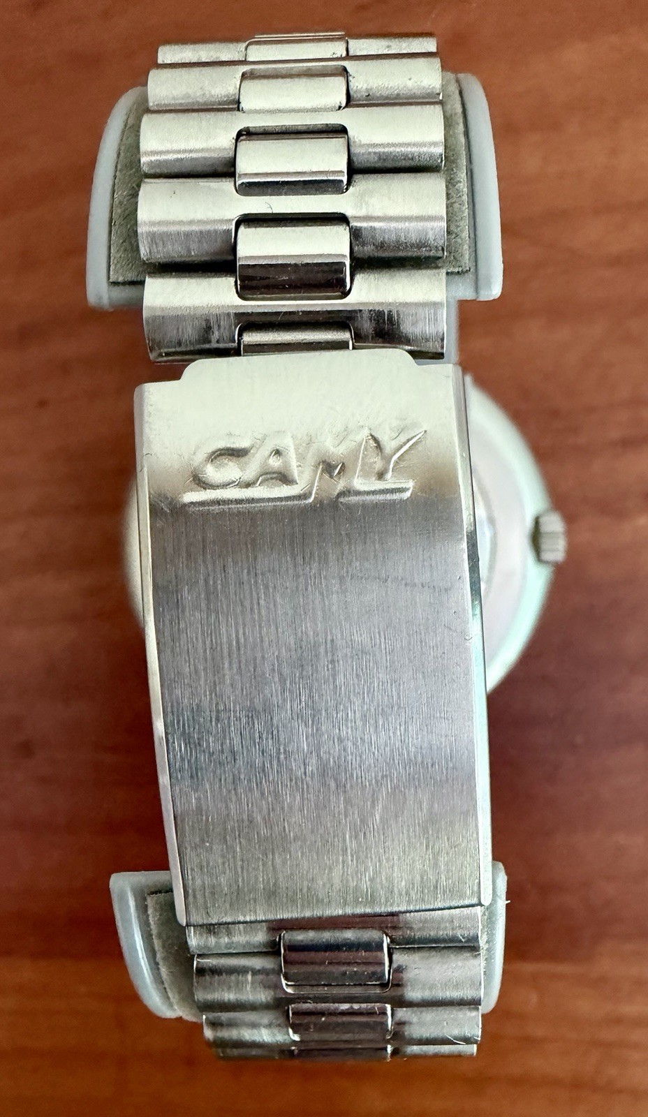 Camy Geneve Superautomatic Piccadilly Golden Bronze Dial Men’s Watch 1970 CLA’d