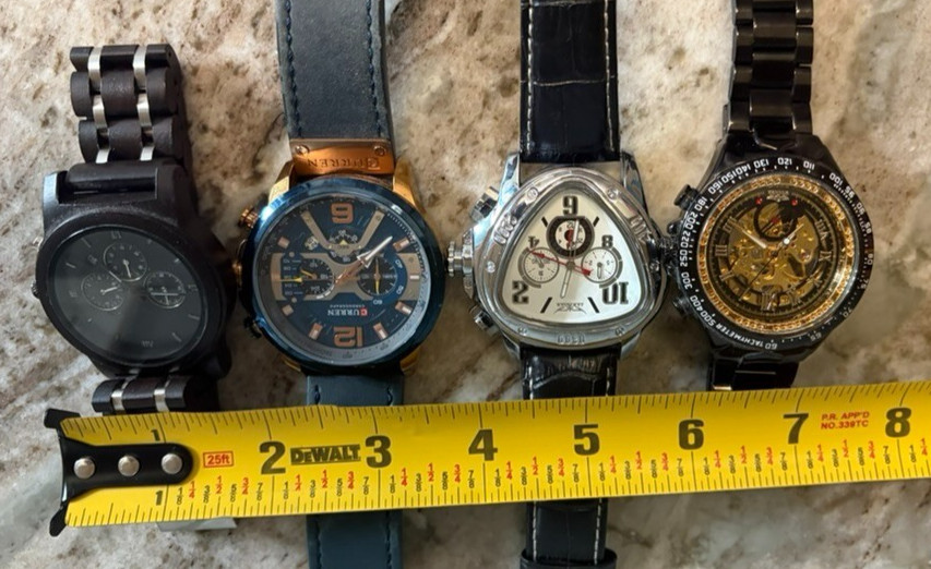 Lot of 4 Watches – all need new battery