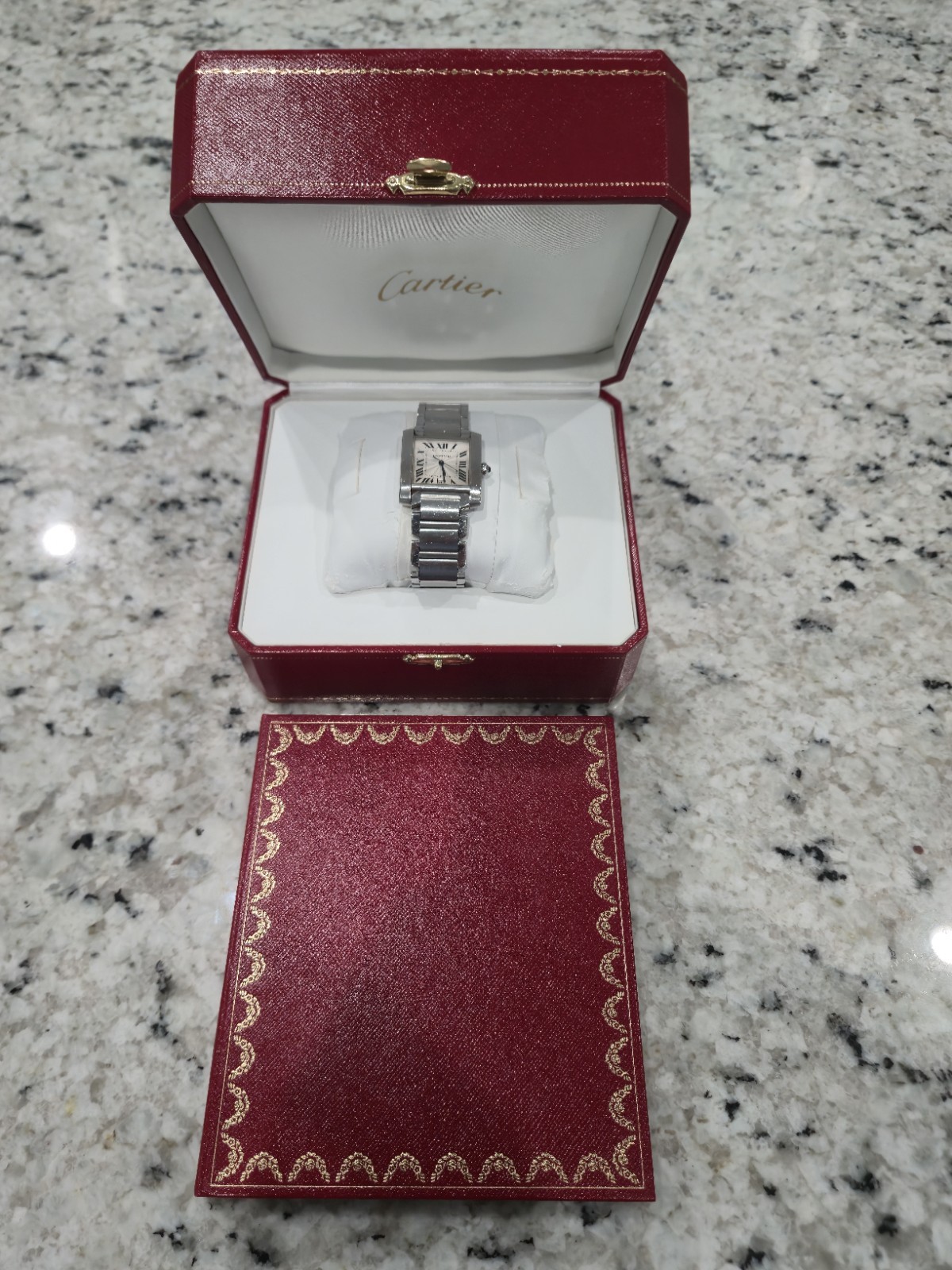 Authentic Cartier Tank Française Large Model W51002Q3 -Full Set, Box & Papers 09
