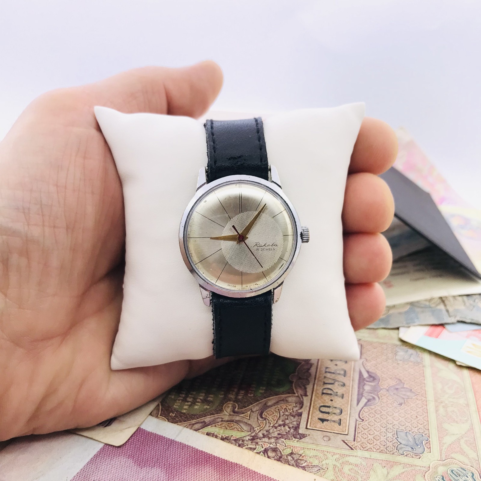 Raketa Copernic Prototype Watch USSR Petrodvorets 2609 16 Jewels Rare Vintage