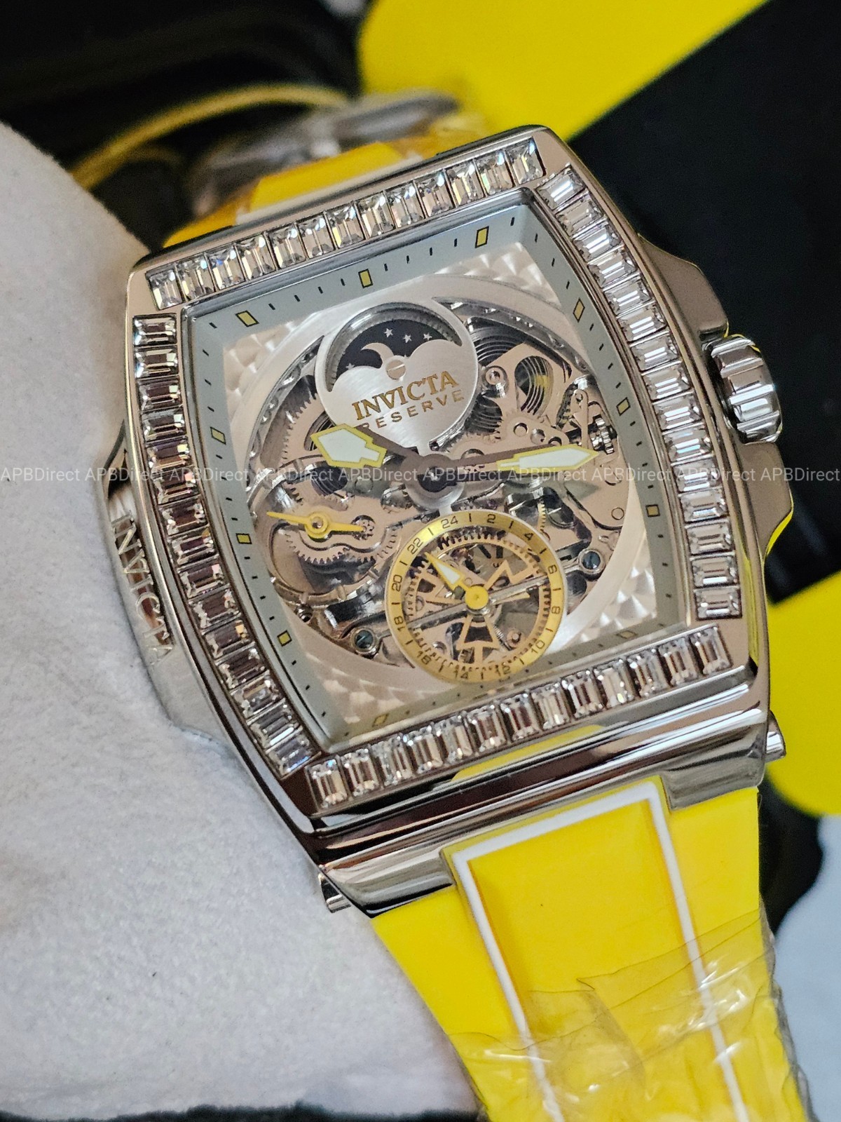 Invicta – S1 Rally – DIABLO – Dual Time Automatic – Yellow – Reserve Mens Watch
