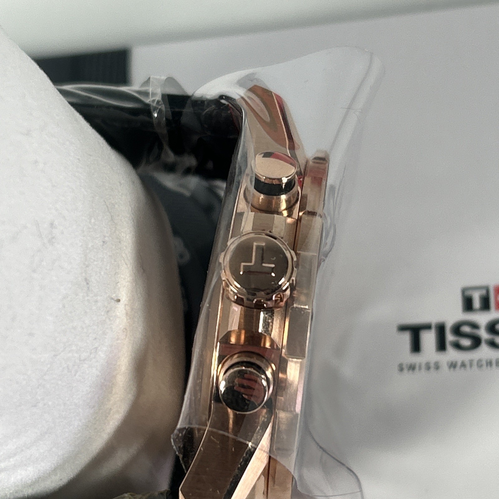 Tissot Supersport Chrono Black & Rose Gold Men’s 45.5 mm Watch T1256173605100
