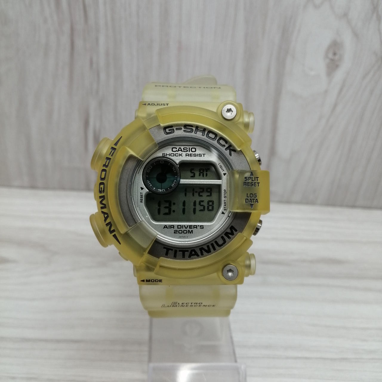 CASIO G-SHOCK DW-8200 7A Black Men Watch Auth Japan