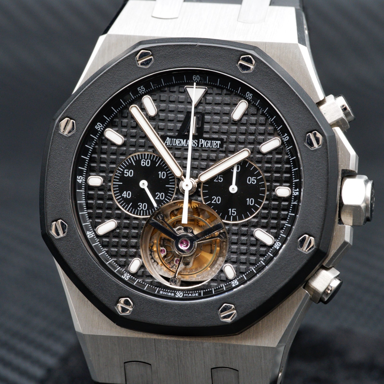 Audemars Piguet Royal Oak Tourbillon Chronograph 26377SK.OO.D002CA.01 – FULL SET