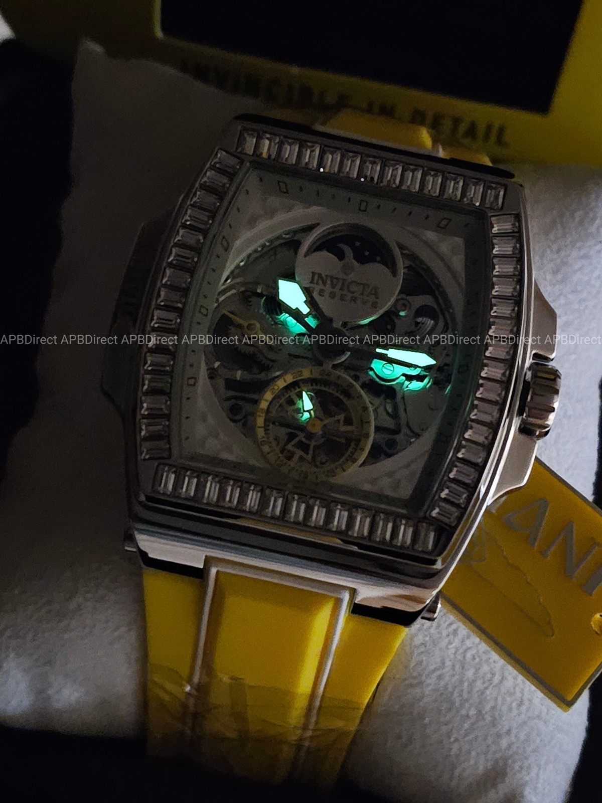 Invicta – S1 Rally – DIABLO – Dual Time Automatic – Yellow – Reserve Mens Watch