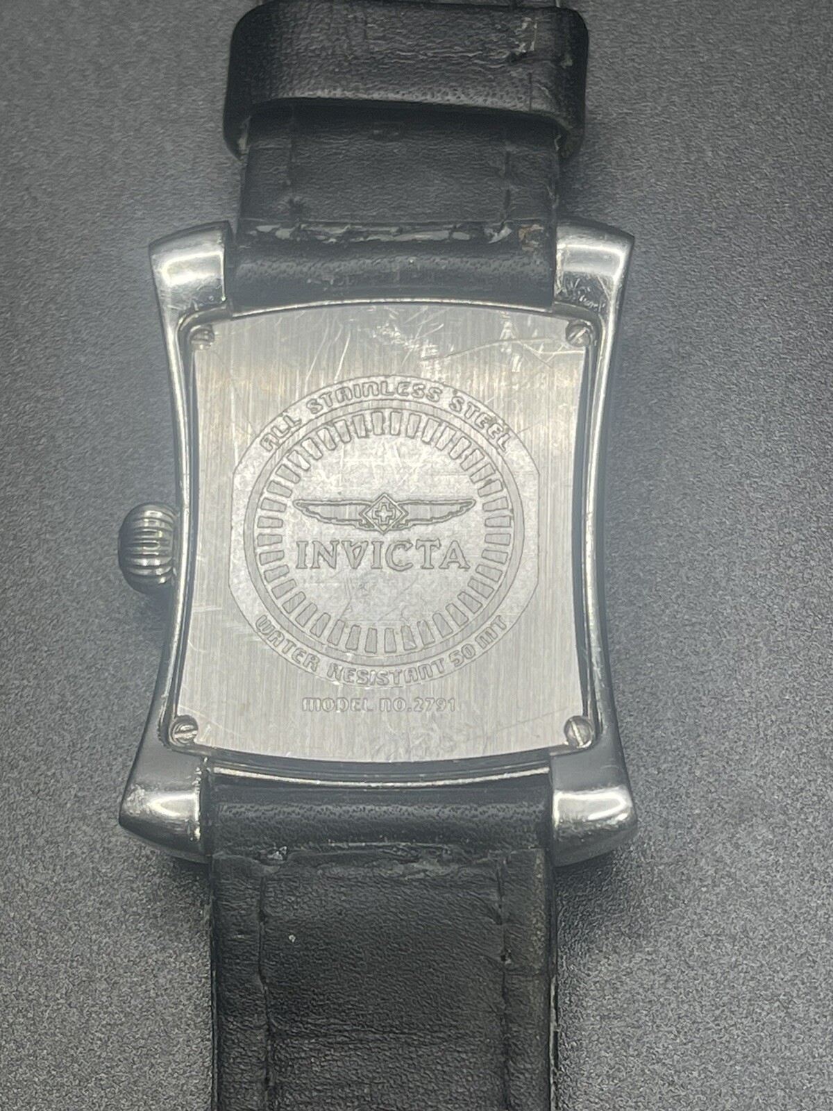 W272-Invicta Classic Watch Model 2791 Classic w/ Genuine Original Leather Strap