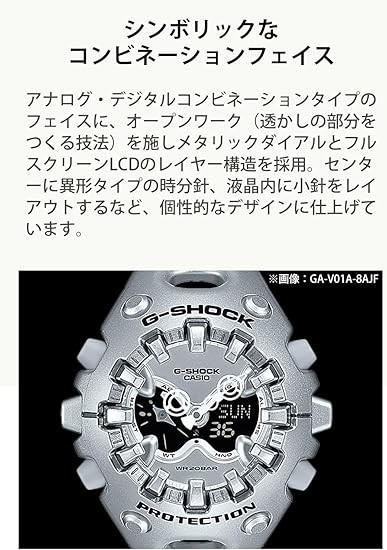 CASIO G-SHOCK GA-V01-2AJF innovative 20 bar Shock-resist LCD purple JP