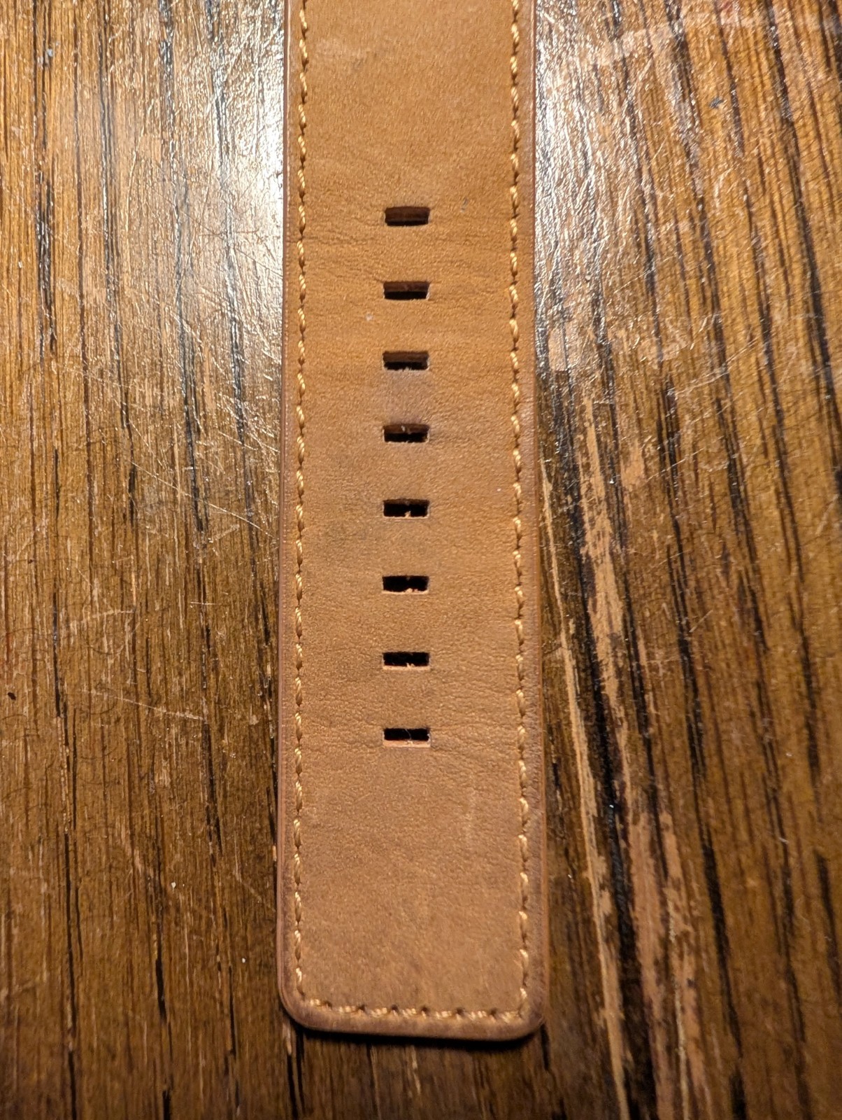 MVMT By Movado Men’s Classic Tan Leather Watch 45mm Black Dial With Box! Runs