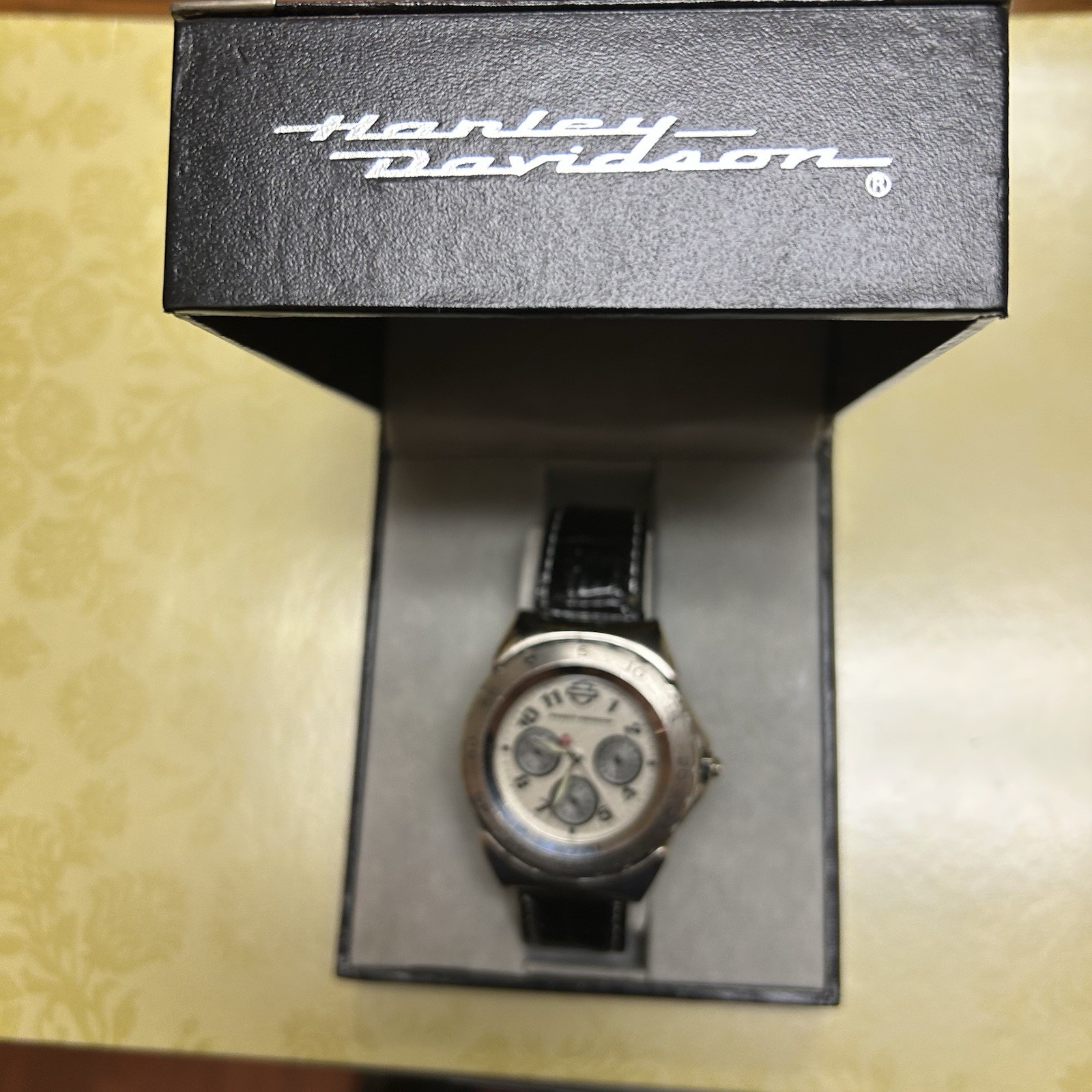 Harley-Davidson Men’s Watch Model HD M080 50M Water Resistant SS Back
