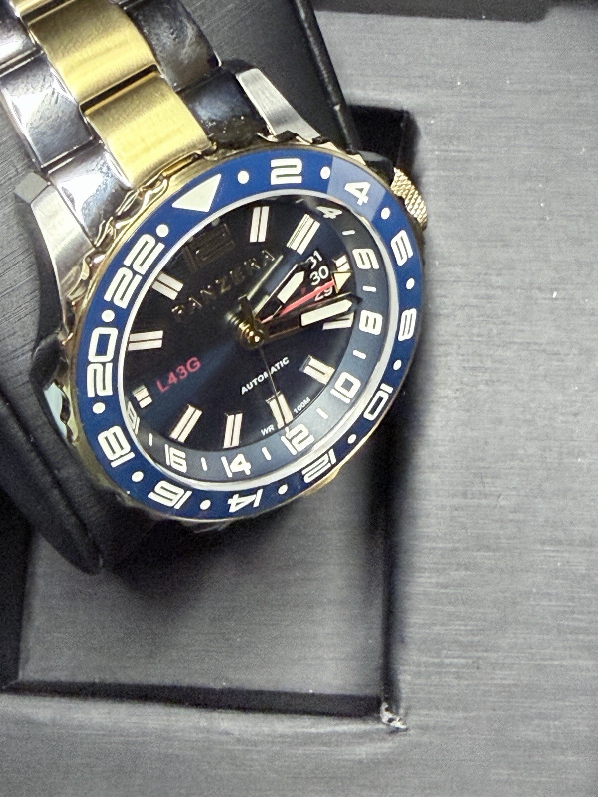 PANZERA Longreach L43G Automatic GMT – Brand New • Unworn • Never Sized