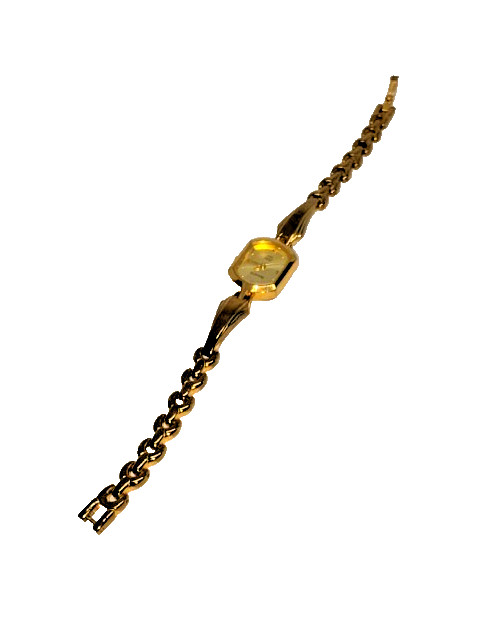 India Sonata Watch Gold Tone 8042YAA New Battery and Working