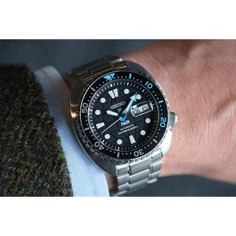 Seiko Prospex SRPG19K1 King Turtle PADI Edition Automatic Divers Black Dial