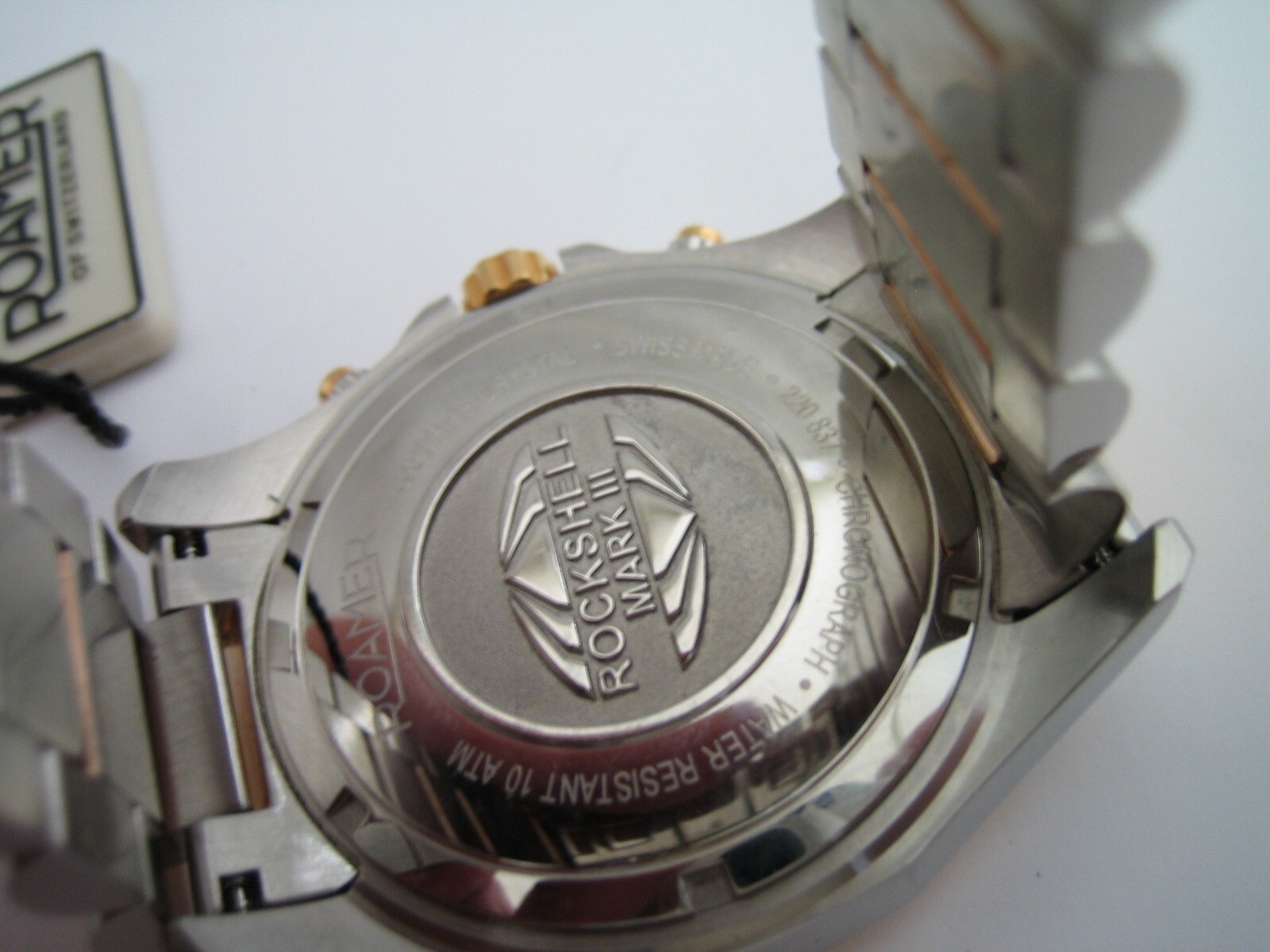 ROAMER WATCH MENS ROCKSHELL MK 111 220837 49 45 20 STAINLESS STEEL SWISS GENUINE
