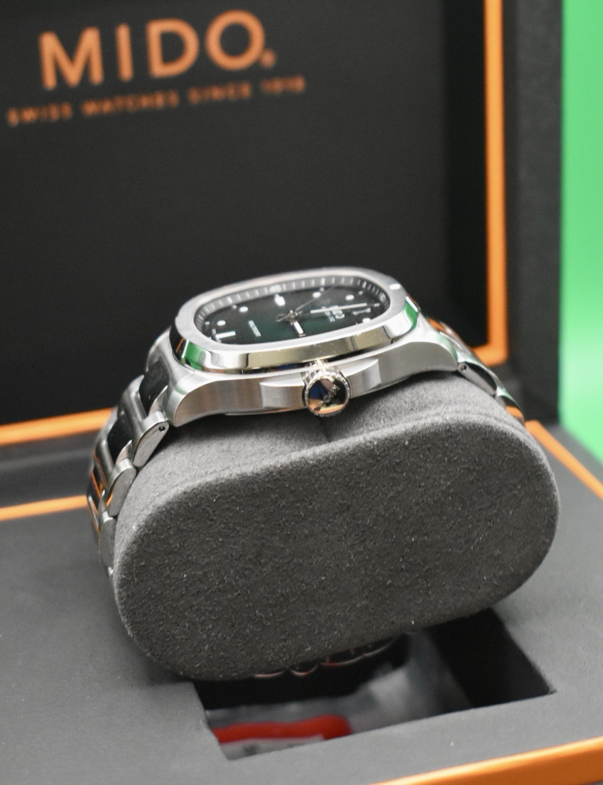 Mido Multifort TV Big Date 40mm SS Green Dial Men’s Watch M049.526.11.091.00