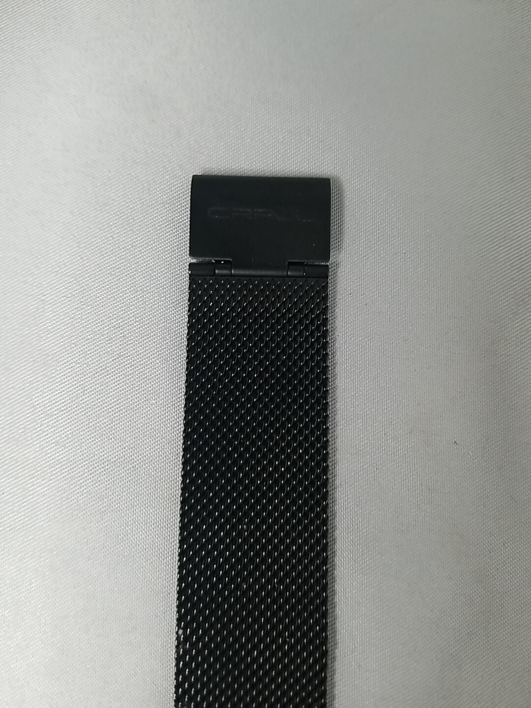 Men Fashion Slim Mesh Stainless Steel Waterproof Casual Quartz Wrist Watch Black