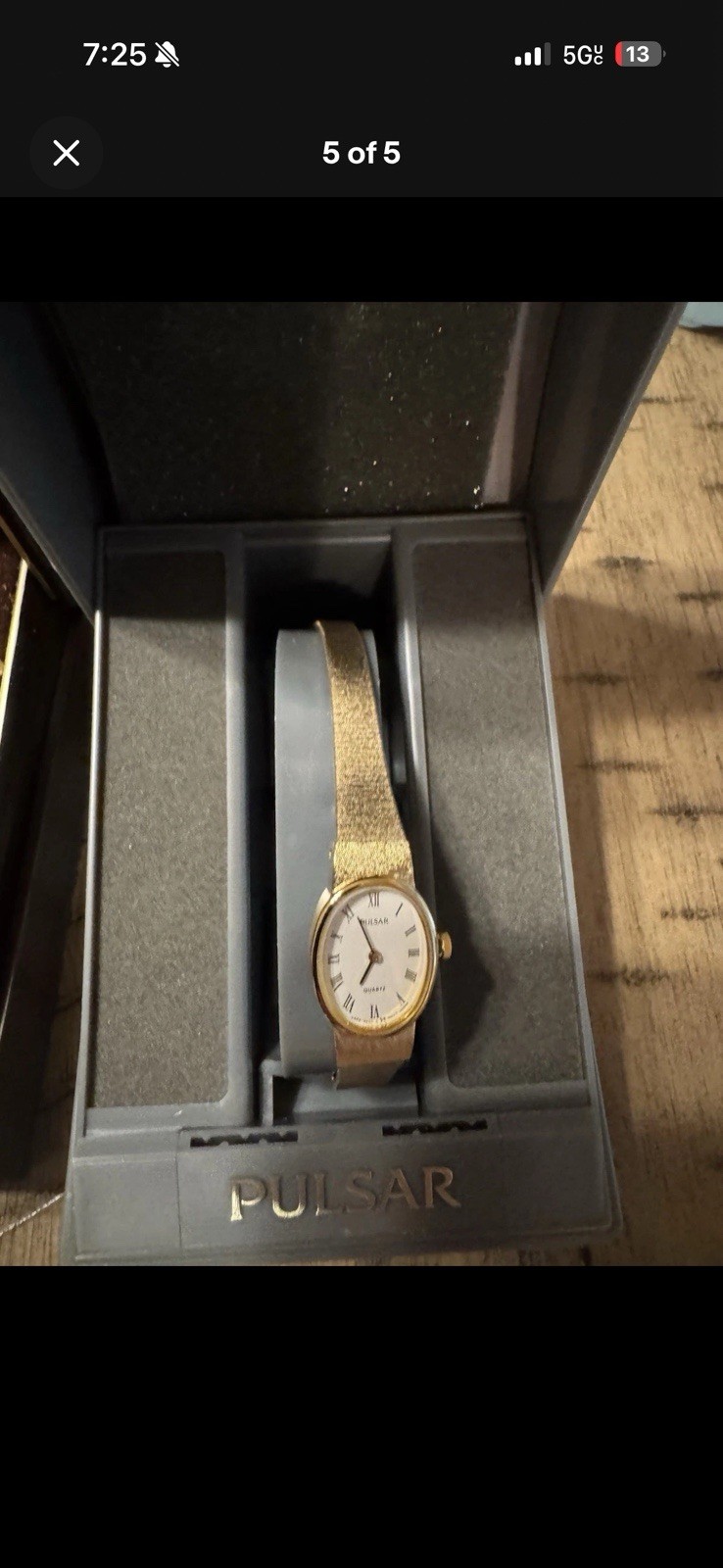 Pulsar Ladies Oval Cocktail Dress Watch