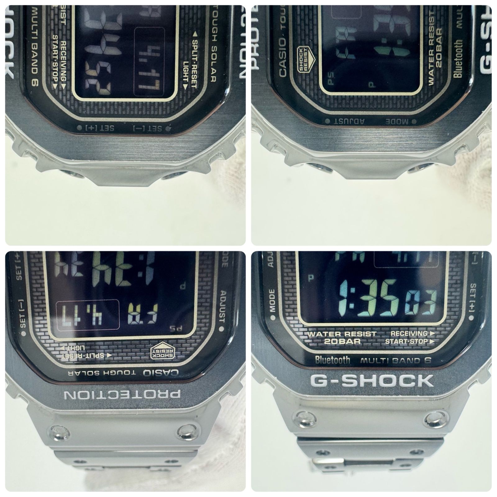 Good condition wristwatch men s CASIO G SHOCK GMW B5000GD 1JF full metal radio s