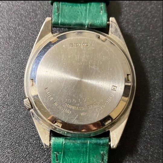 SEIKO 5 Men’s Watch 7S26 3040 Automatic Green Band Shogi Board Dial