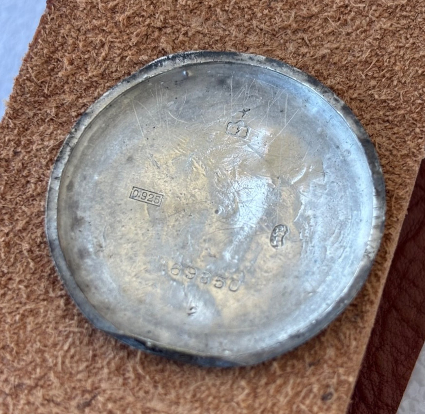 Longines 1916 silver 925 WW1 trench watch. Trench, works, very rare pin set