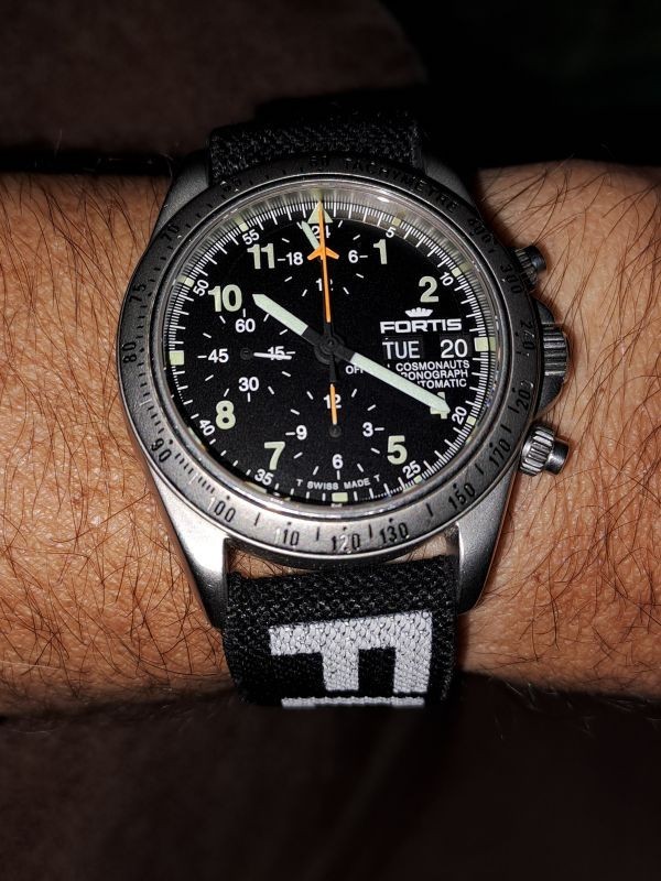 Fortis 602.22.142 Official Cosmonauts Cronograph Automatic Lemania 5100