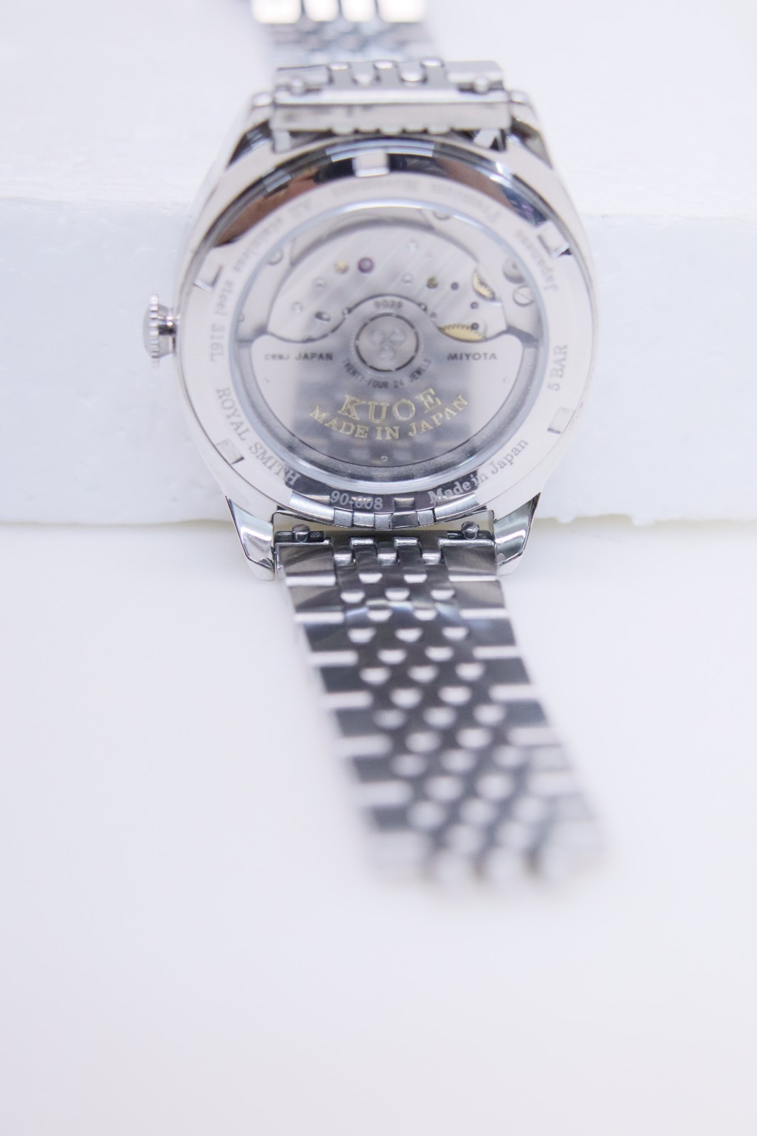 KUOE Kyoto Royal Smith 90-008 Automatic 34㎜ S.Steel Made in Japan Watch In Box